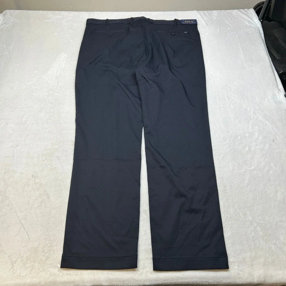 Polo Ralph‎ Lauren Performance Chino Pants Mens 40x32 Navy Blue Tailored Fit NEW